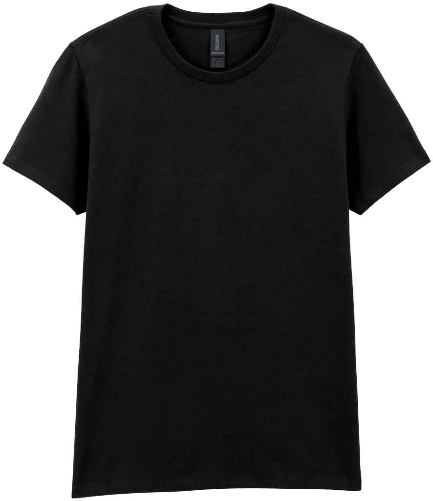 Gildan Ladies Heavy Cotton T-Shirt at Fou Tees Ireland Black 3XL
