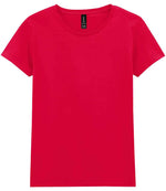 Gildan Ladies Heavy Cotton T-Shirt at Fou Tees Ireland Red 3XL