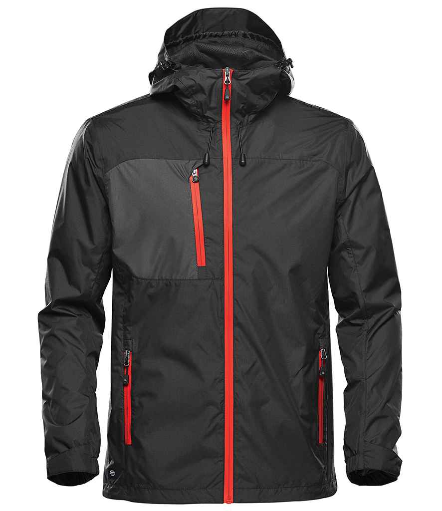 Stormtech Olympia Shell Jacket – Durable Waterproof Outdoor Wear Black/Bright Red 3XL