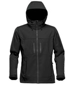 Stormtech Ladies Epsilon 2 Hooded Soft Shell Jacket Black/Graphite Grey 3XL