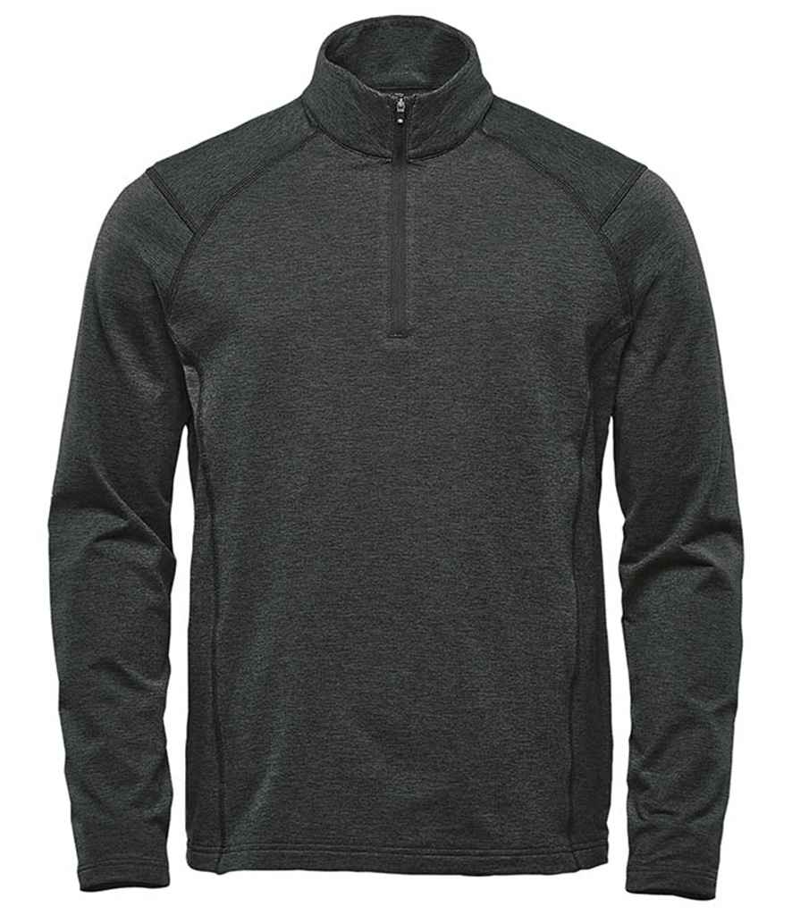 Stormtech Treeline Performance Pullover - Stormtech Treeline Performance 1/4 Zip Pullover Black Heather 5XL