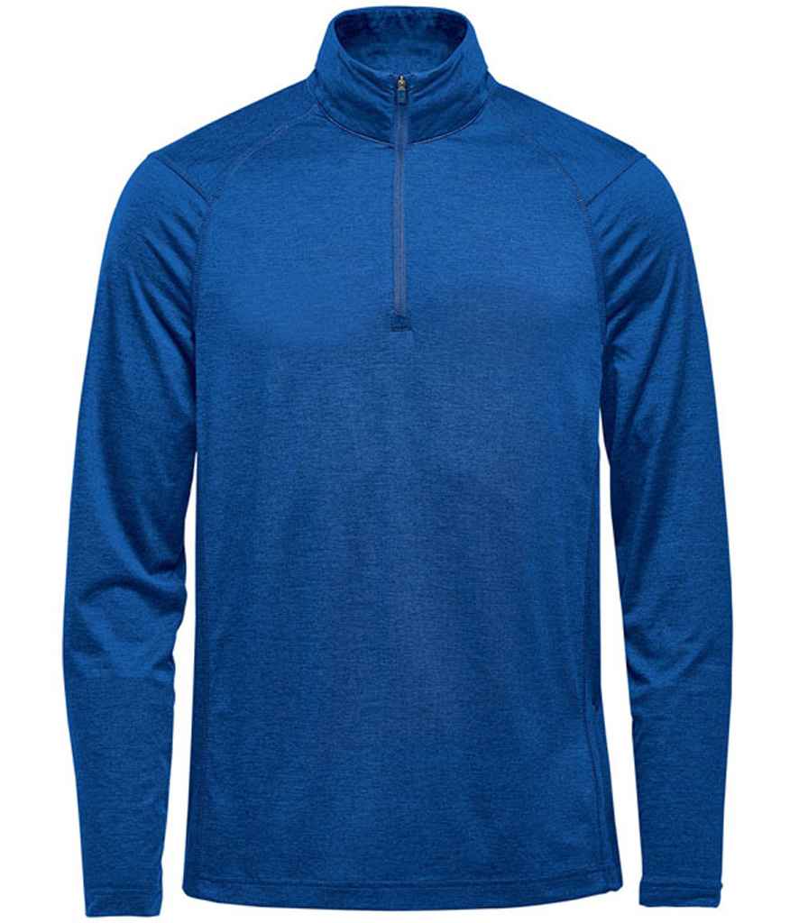 Stormtech Milano 1/4 Zip Pullover – Comfortable and Durable Eco Sportswear from Fou Tees Ireland Classic Blue Heather 3XL