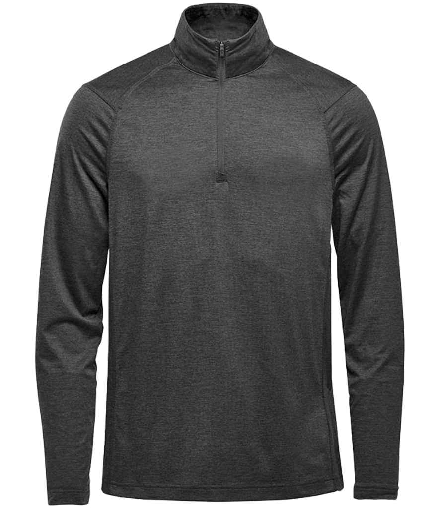 Stormtech Milano 1/4 Zip Pullover – Comfortable and Durable Eco Sportswear from Fou Tees Ireland Charcoal Heather 5XL