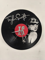 Taylor Swift Vinyl Clock – Unique Recycled Vinyl Wall Clock