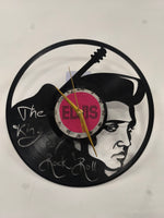Elvis Vinyl Clock – Unique Recycled Vinyl Record Timepiece
