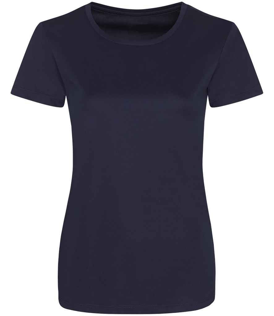 AWDis Ladies Cool Smooth T-Shirt – Comfortable Performance Wear from Fou Tees Ireland French Navy XL