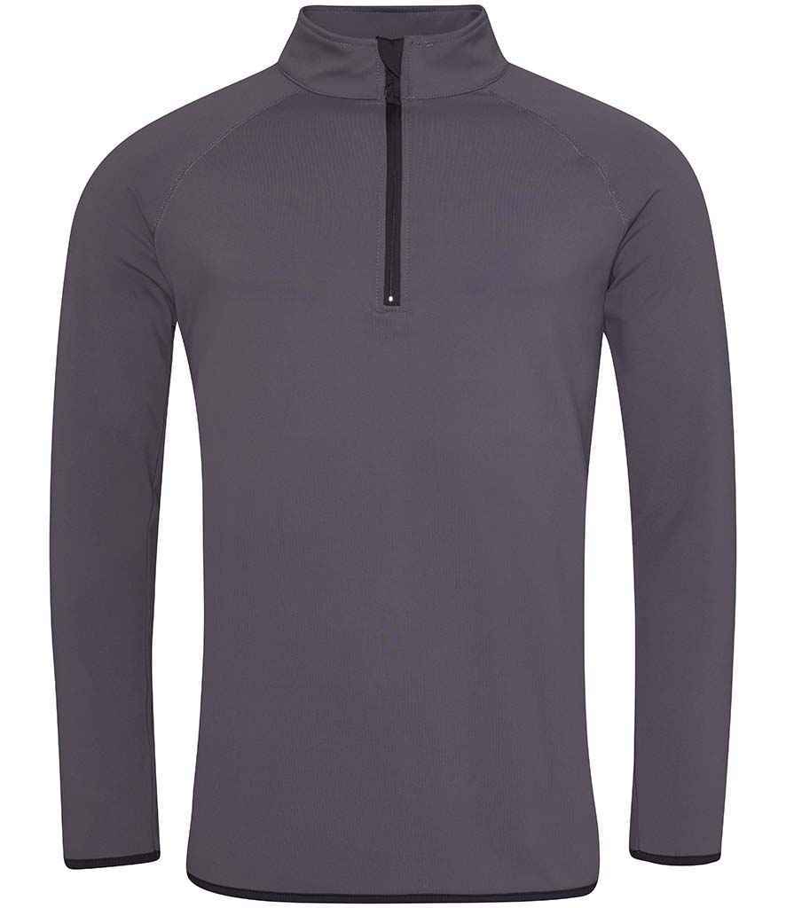 AWDis Cool Half Zip Sweat Top – Lightweight Performance Sweatshirt for Activewear