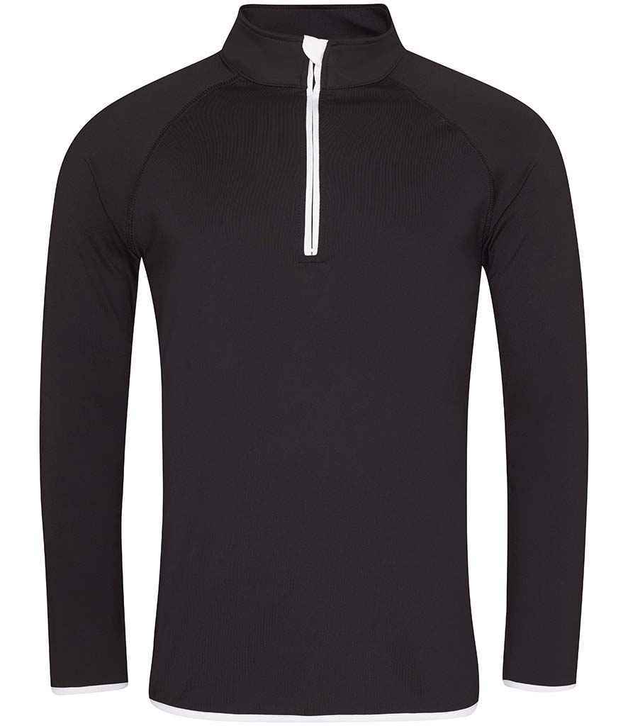 AWDis Cool Half Zip Sweat Top – Lightweight Performance Sweatshirt for Activewear