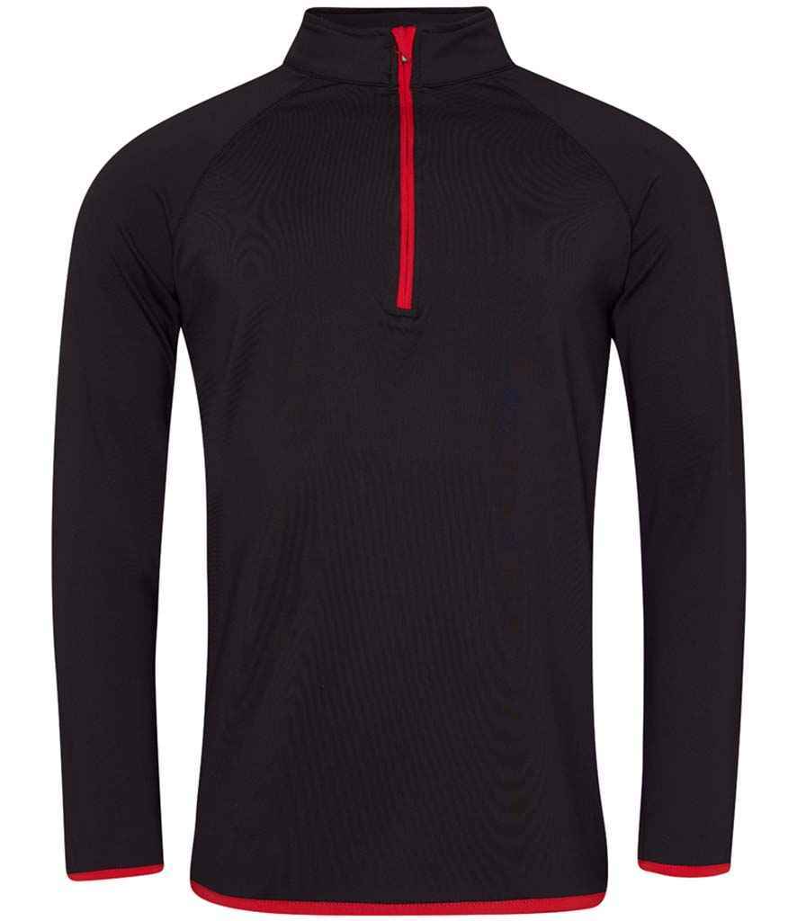 AWDis Cool Half Zip Sweat Top – Lightweight Performance Sweatshirt for Activewear