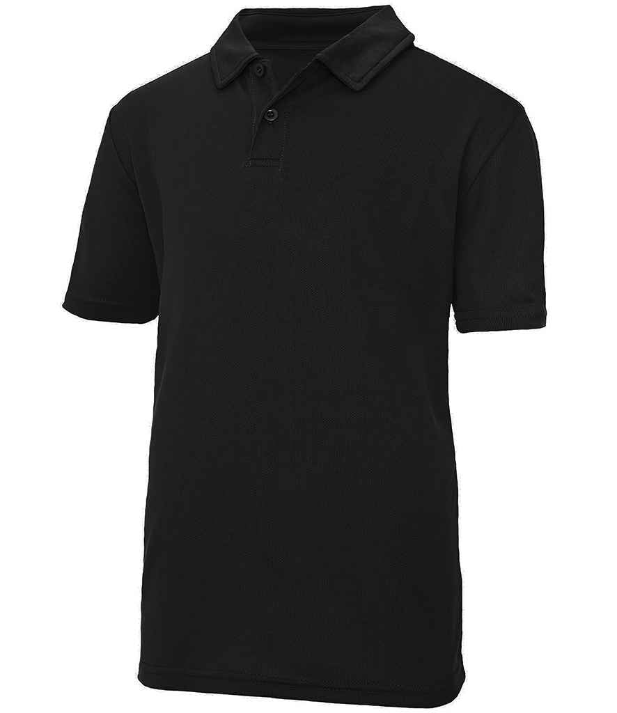 AWDis Kids Cool Polo Shirt – Comfortable and Durable Schoolwear Jet Black 1213