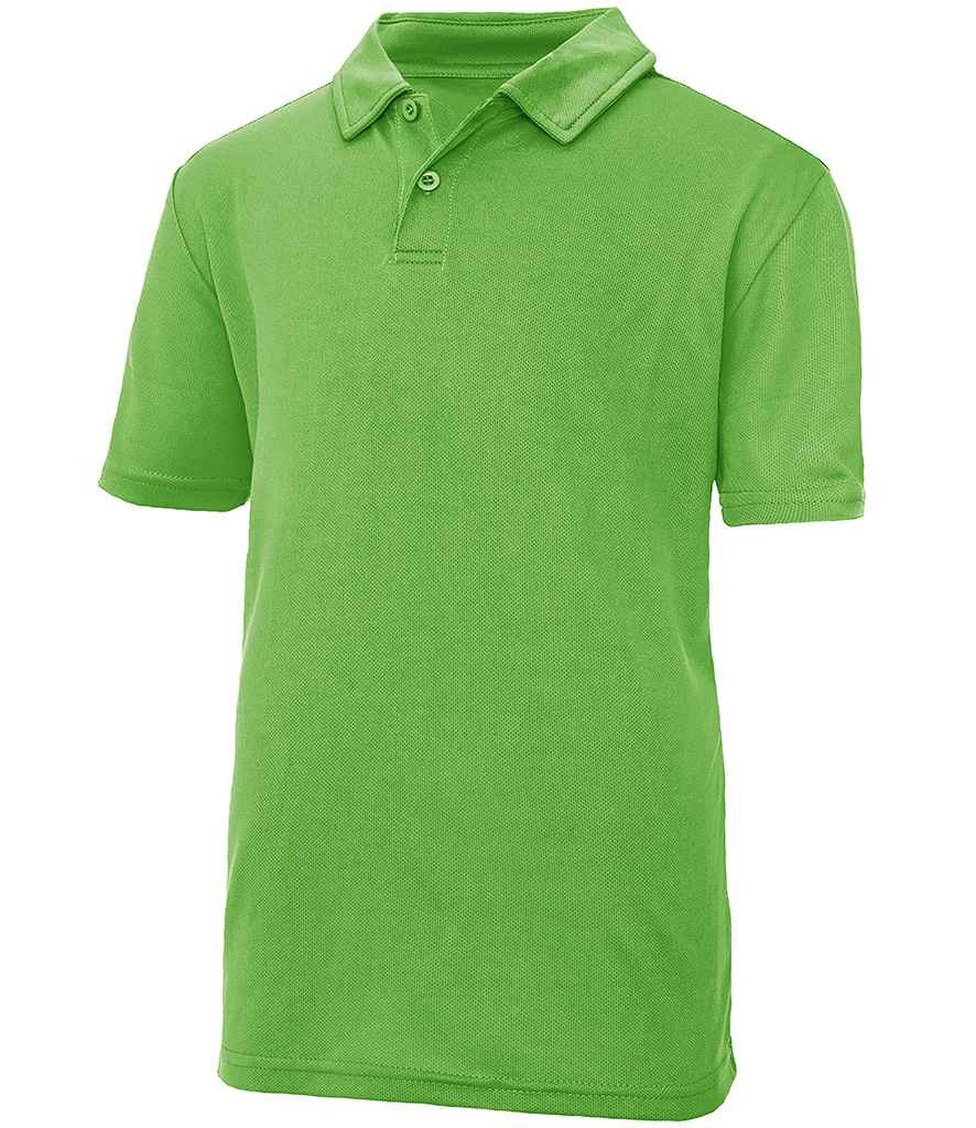 AWDis Kids Cool Polo Shirt – Comfortable and Durable Schoolwear Lime Green 1213
