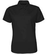 AWDis Ladies Cool Polo Shirt - Comfortable & Durable Polo for Irish Businesses Jet Black XXL