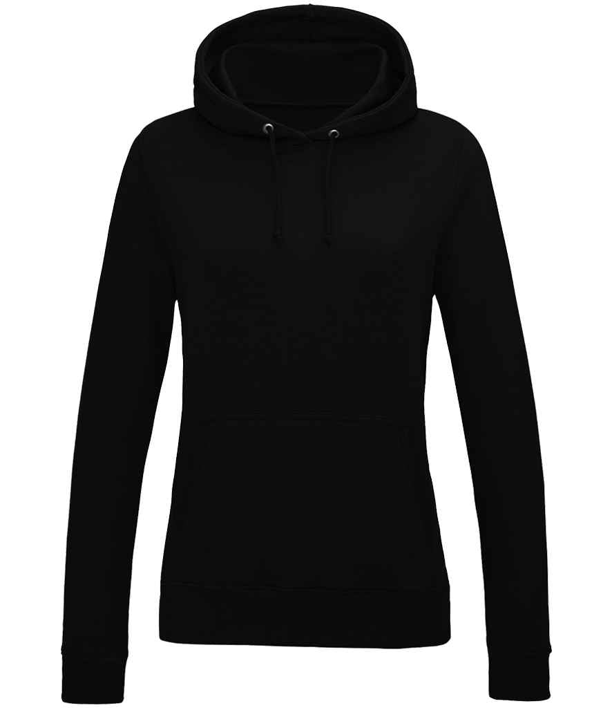 AWDis Ladies College Hoodie – Comfortable and Stylish Hoodie for Everyday Wear Deep Black XXL
