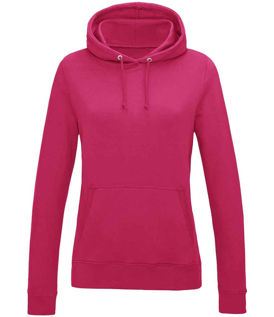 AWDis Ladies College Hoodie – Comfortable and Stylish Hoodie for Everyday Wear Hot Pink XXL