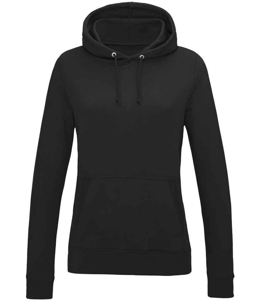 AWDis Ladies College Hoodie – Comfortable and Stylish Hoodie for Everyday Wear Jet Black XXL