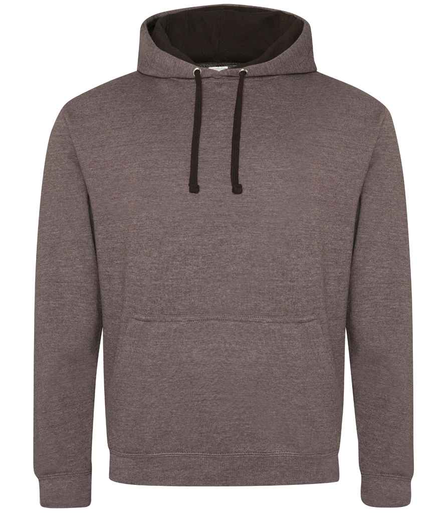 Varsity Hoodie – Comfortable and Stylish AWDis Hoodie Charcoal/Jet Black XXL