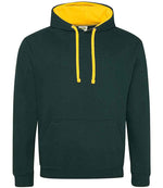 Varsity Hoodie – Comfortable and Stylish AWDis Hoodie Forest Green/Gold XXL