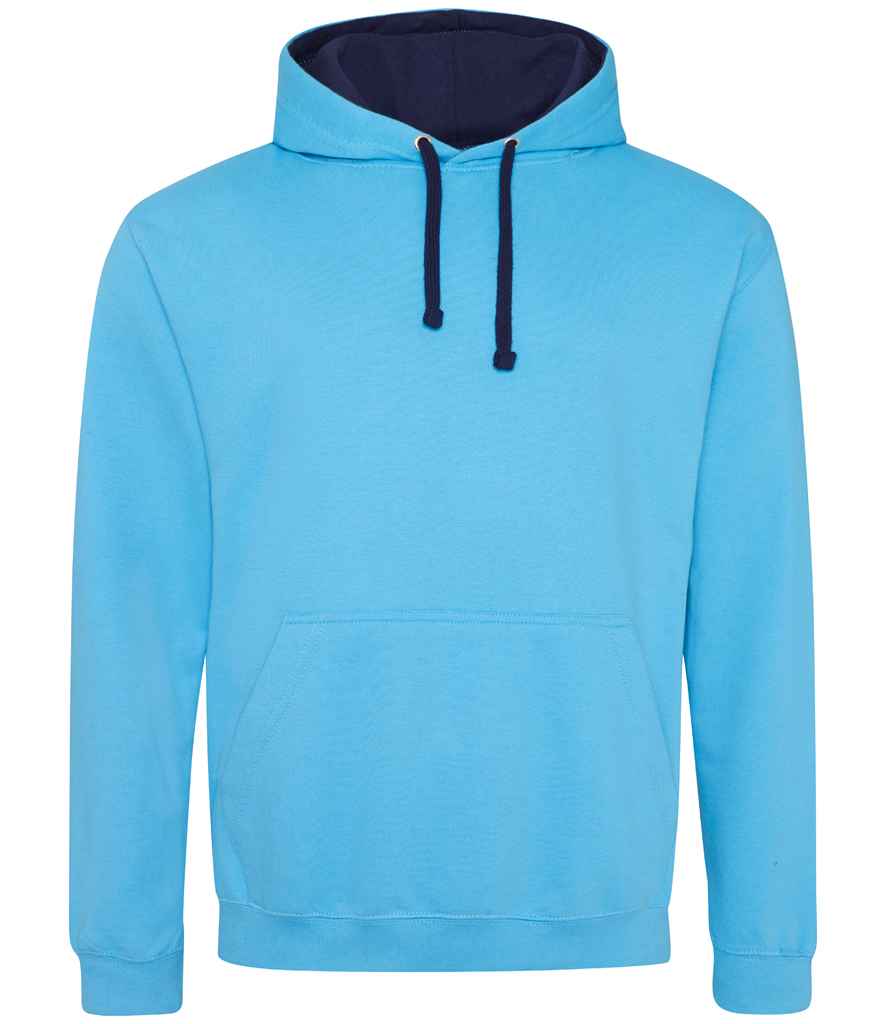 Varsity Hoodie – Comfortable and Stylish AWDis Hoodie Hawaiian Blue/Oxford Navy XXL
