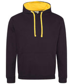 Varsity Hoodie – Comfortable and Stylish AWDis Hoodie Jet Black/Gold 3XL
