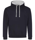 Varsity Hoodie – Comfortable and Stylish AWDis Hoodie New French Navy/Heather Grey 5XL
