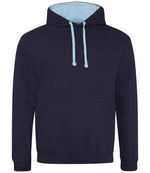 Varsity Hoodie – Comfortable and Stylish AWDis Hoodie New French Navy/Sky Blue XXL