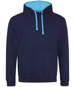 Varsity Hoodie – Comfortable and Stylish AWDis Hoodie Oxford Navy/Hawaiian Blue XXL