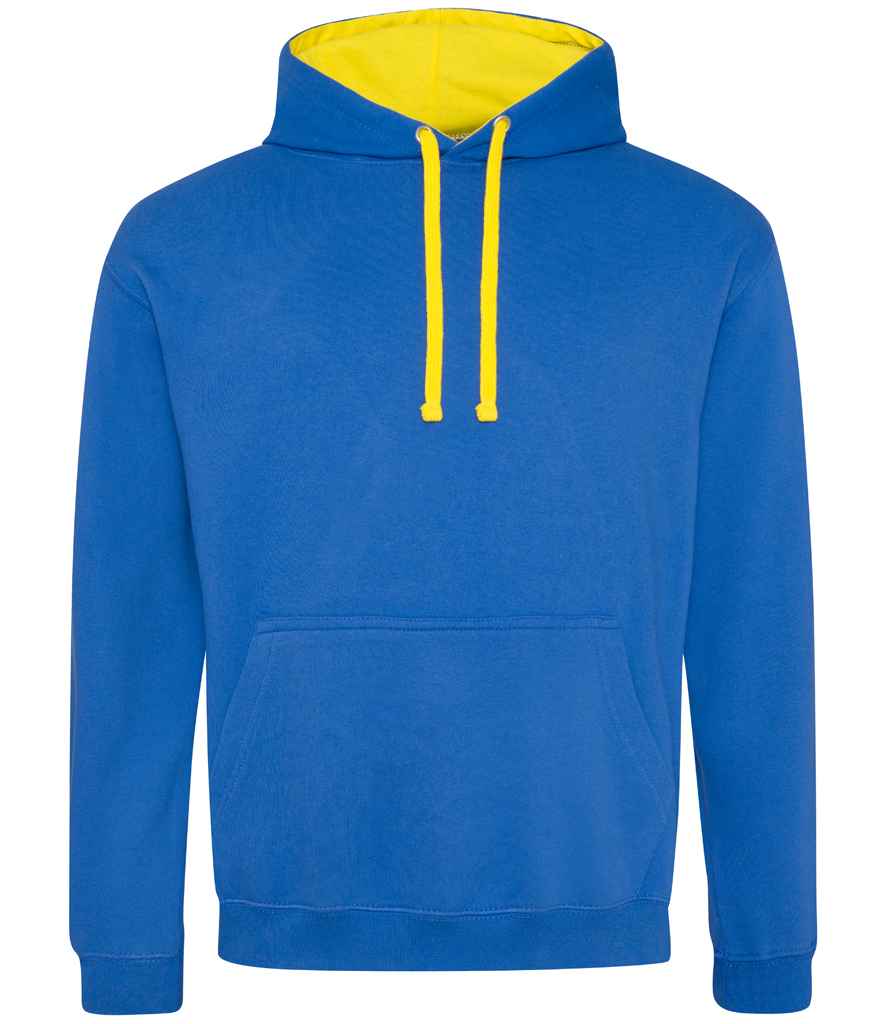 Varsity Hoodie – Comfortable and Stylish AWDis Hoodie Royal Blue/Sun Yellow XXL