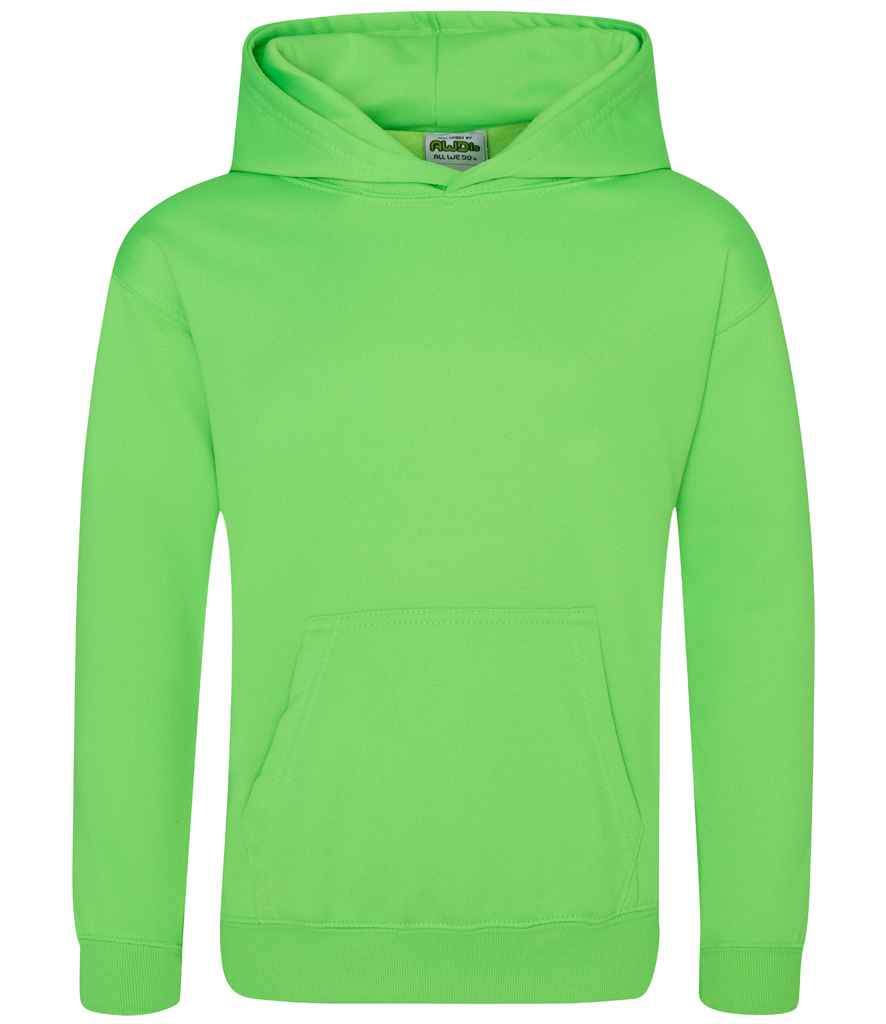AWDis Kids Electric Hoodie – Quality Children's Hoodies from Just Hoods Electric Green 1213