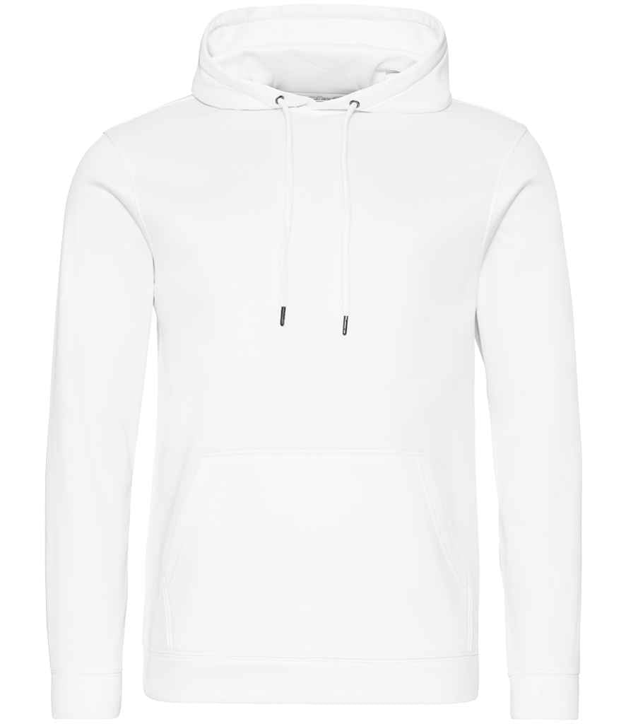 AWDis Sports Polyester Hoodie - Comfortable & Durable Sportswear from Fou Tees Ireland Arctic White M