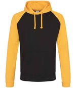 AWDis Baseball Hoodie – Comfortable and Stylish Hoodies for Irish Organisations Jet Black/Gold XXL