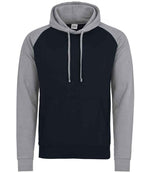 AWDis Baseball Hoodie – Comfortable and Stylish Hoodies for Irish Organisations Oxford Navy/Heather Grey XXL