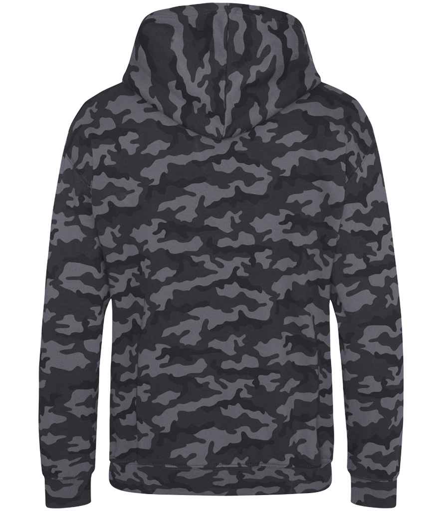AWDis Kids Camo Hoodie – Comfortable and Durable Children's Hoodie from Fou Tees Ireland