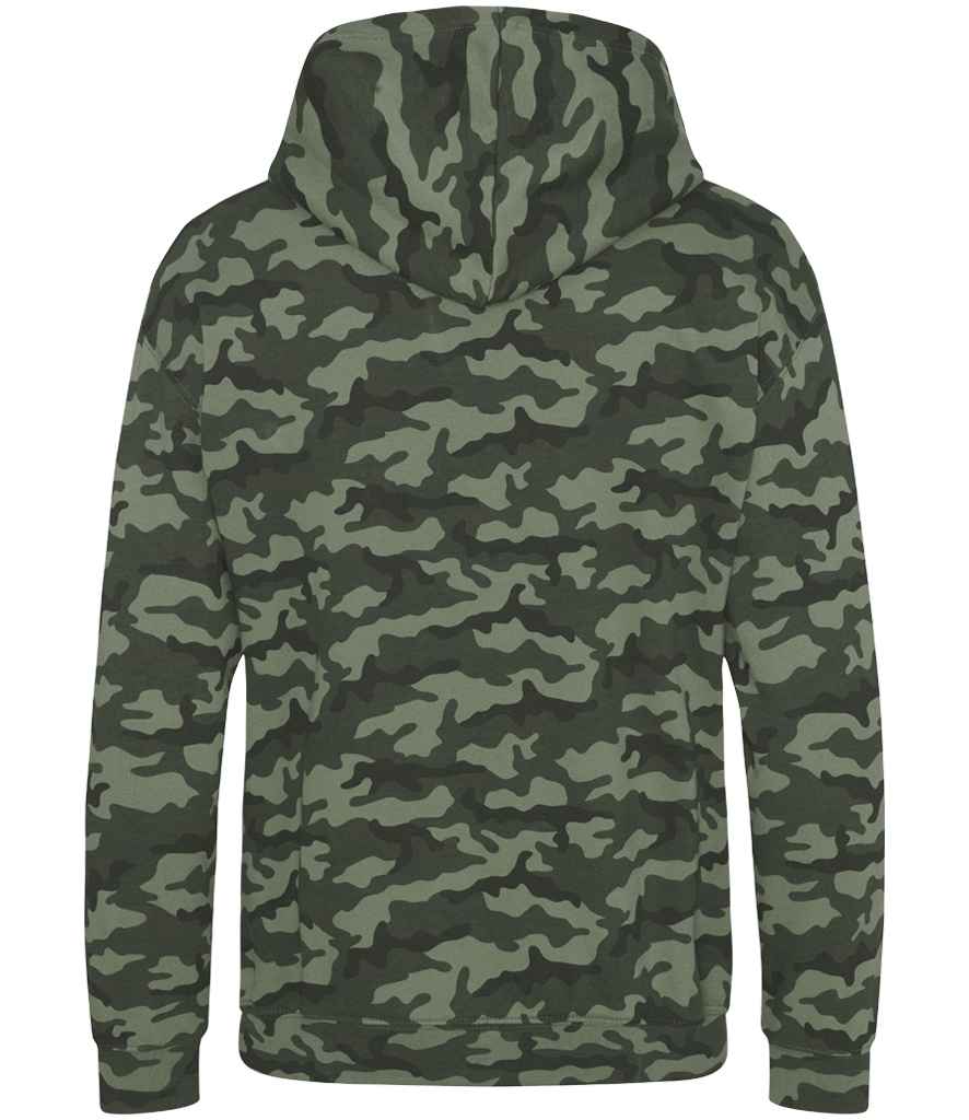 AWDis Kids Camo Hoodie – Comfortable and Durable Children's Hoodie from Fou Tees Ireland