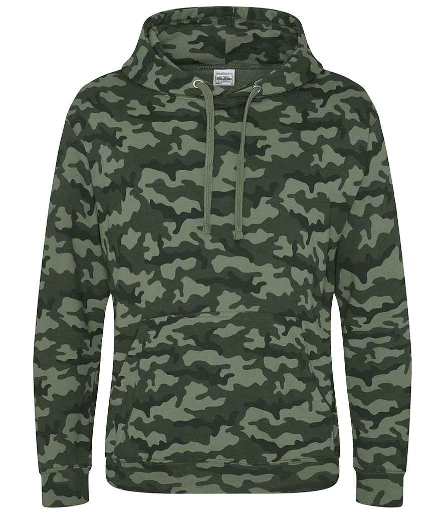 AWDis Camo Hoodie – Comfortable and Stylish Hoodies for Irish Organisations Green Camo XXL