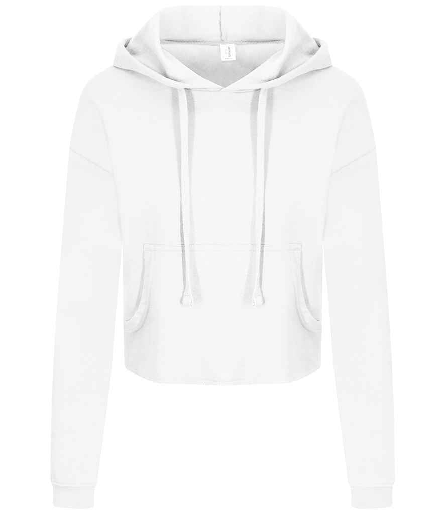 AWDis Ladies Cropped Hoodie – Stylish and Comfortable Hoodies by Fou Tees Ireland Arctic White XL