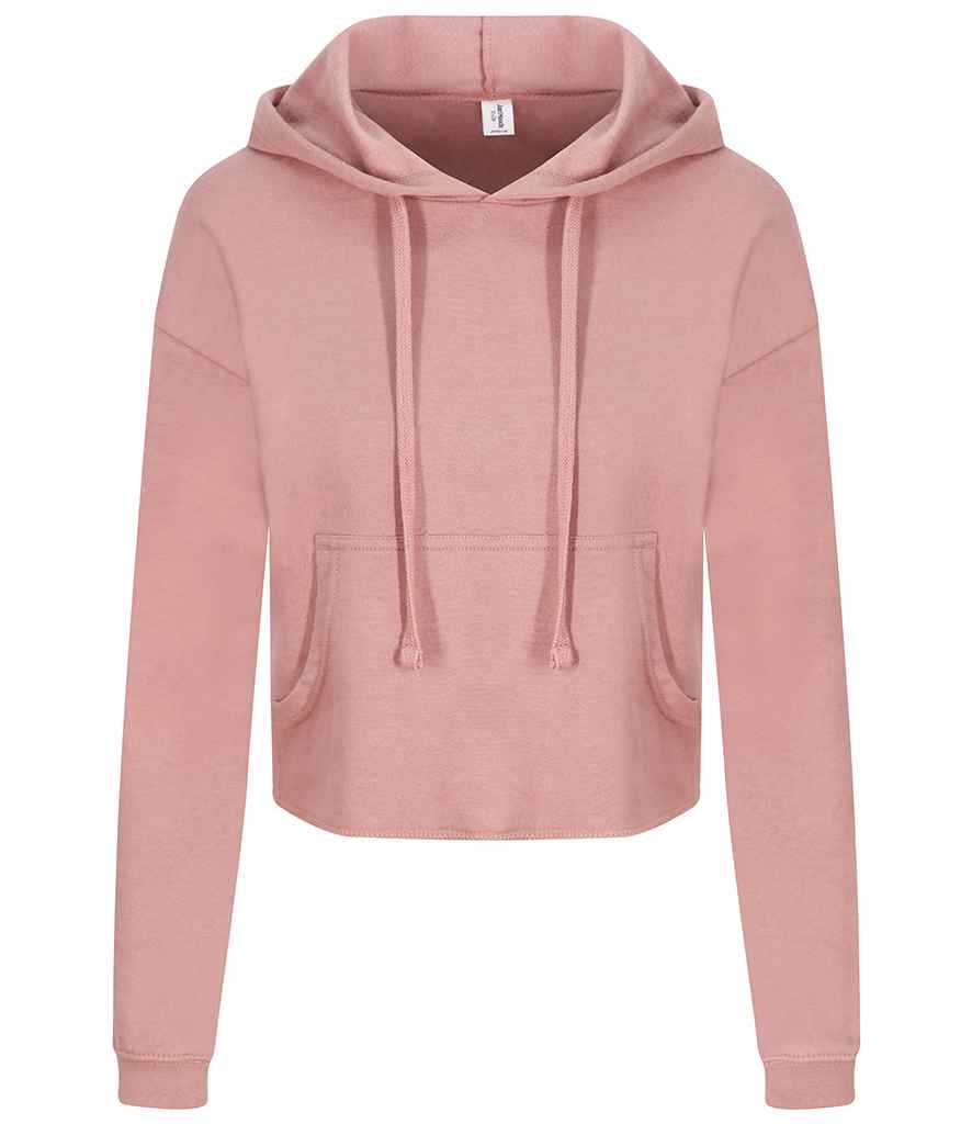 AWDis Ladies Cropped Hoodie – Stylish and Comfortable Hoodies by Fou Tees Ireland Dusty Pink XL