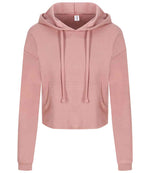AWDis Ladies Cropped Hoodie – Stylish and Comfortable Hoodies by Fou Tees Ireland Dusty Pink XL