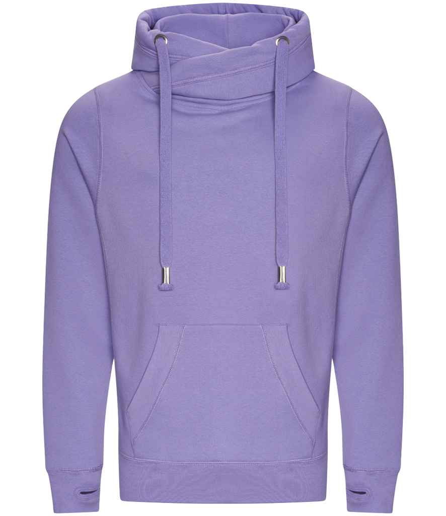 AWDis Cross Neck Hoodie - Comfortable & Stylish Hoodies from Fou Tees Ireland Digital Lavender XXL