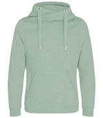 AWDis Cross Neck Hoodie - Comfortable & Stylish Hoodies from Fou Tees Ireland Dusty Green XXL