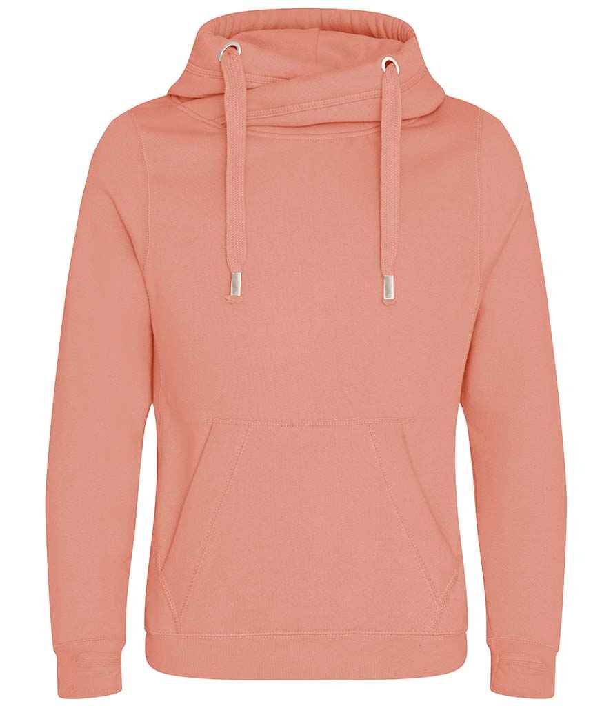 AWDis Cross Neck Hoodie - Comfortable & Stylish Hoodies from Fou Tees Ireland Dusty Pink XXL