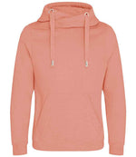 AWDis Cross Neck Hoodie - Comfortable & Stylish Hoodies from Fou Tees Ireland Dusty Pink XXL