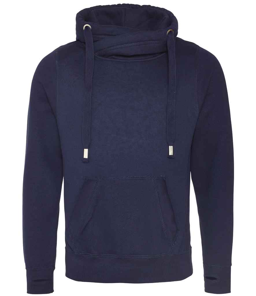 AWDis Cross Neck Hoodie - Comfortable & Stylish Hoodies from Fou Tees Ireland Oxford Navy XXL