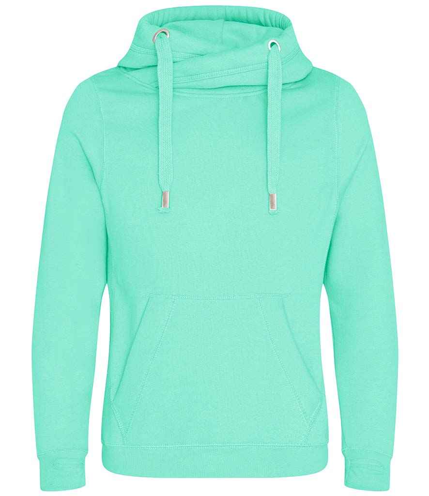 AWDis Cross Neck Hoodie - Comfortable & Stylish Hoodies from Fou Tees Ireland Peppermint XXL