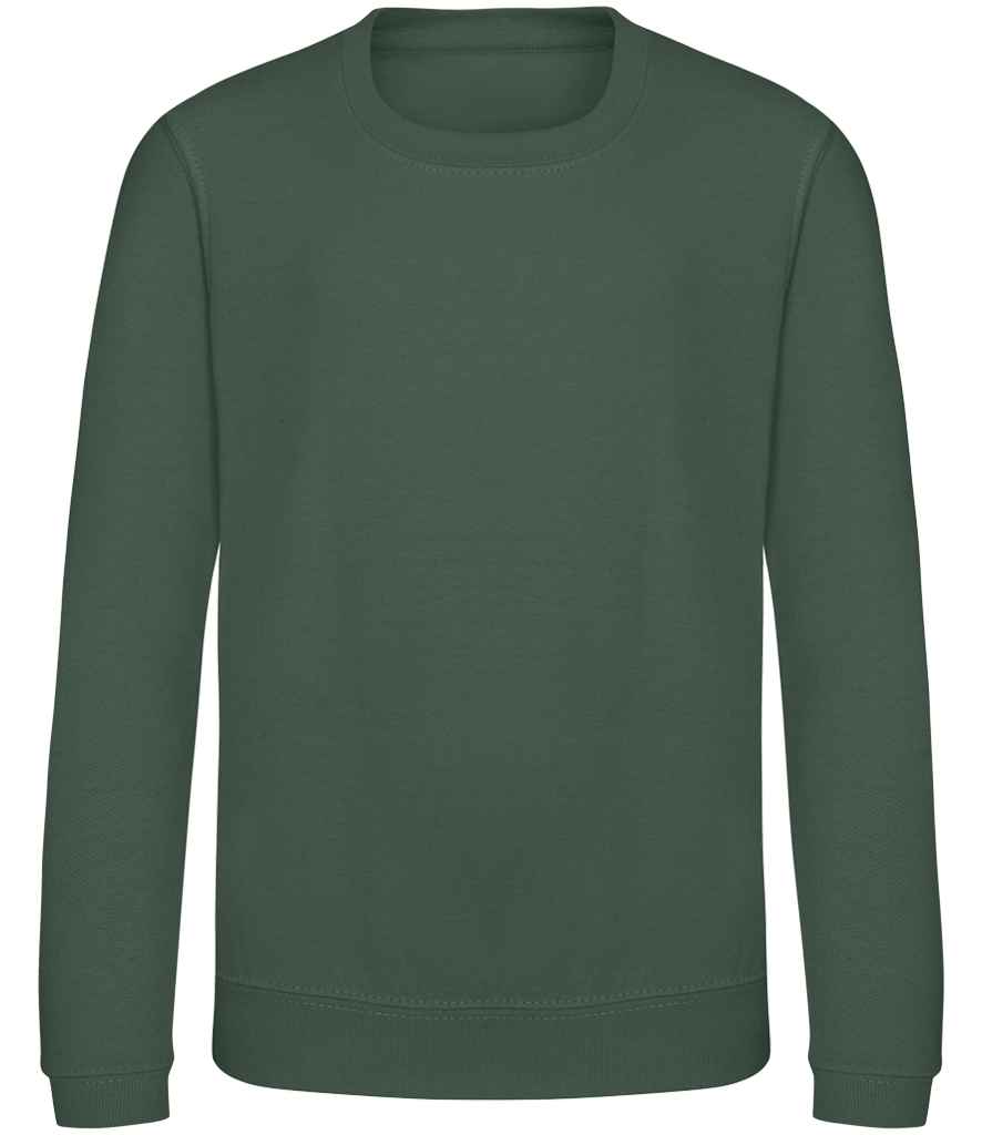 AWDis Kids Sweatshirt – Comfortable and Durable Children's Sweatshirt Bottle Green 1213