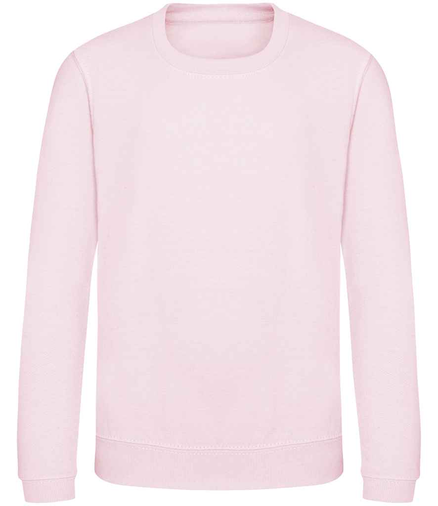 AWDis Kids Sweatshirt – Comfortable and Durable Children's Sweatshirt Baby Pink 1213