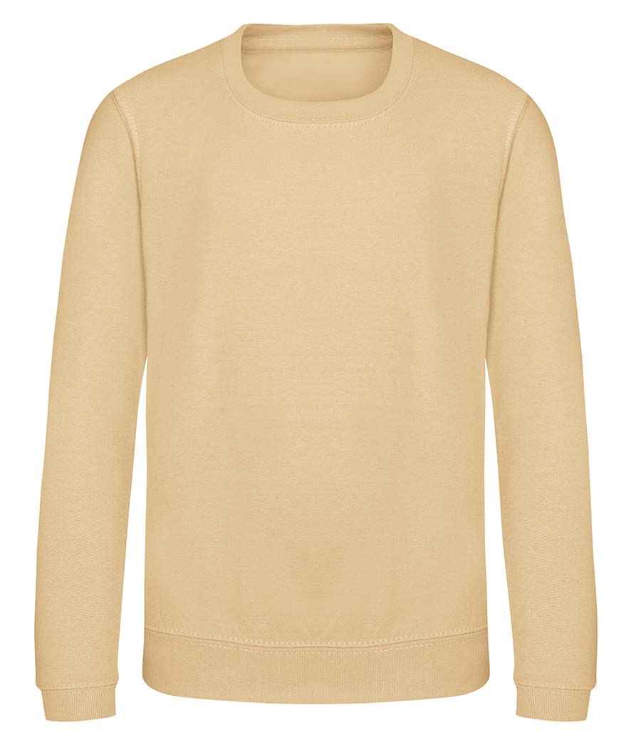 AWDis Kids Sweatshirt – Comfortable and Durable Children's Sweatshirt Desert Sand 1213