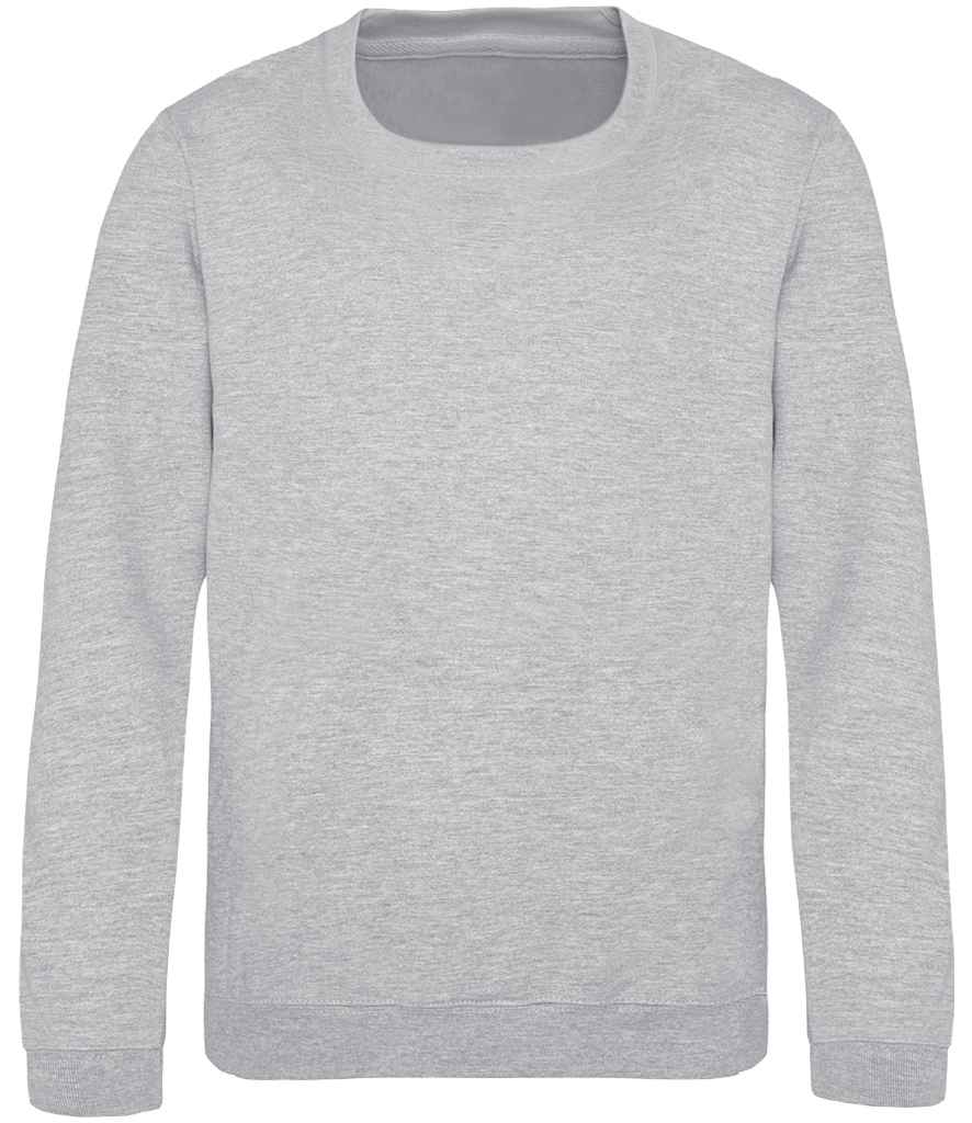 AWDis Kids Sweatshirt – Comfortable and Durable Children's Sweatshirt Heather Grey 1213