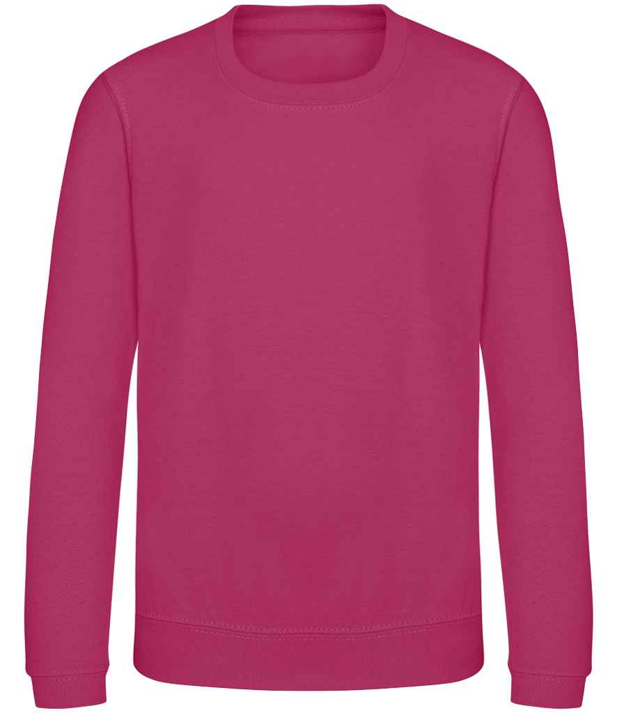 AWDis Kids Sweatshirt – Comfortable and Durable Children's Sweatshirt Hot Pink 1213