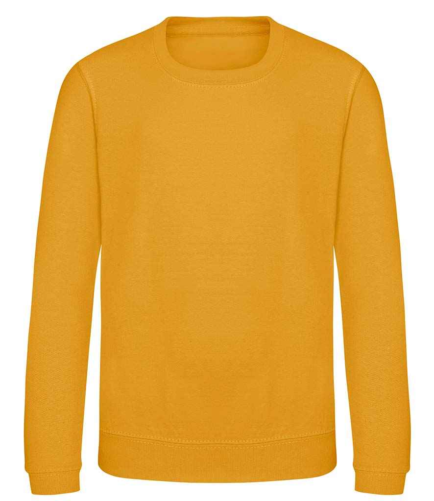 AWDis Kids Sweatshirt – Comfortable and Durable Children's Sweatshirt Mustard 1213