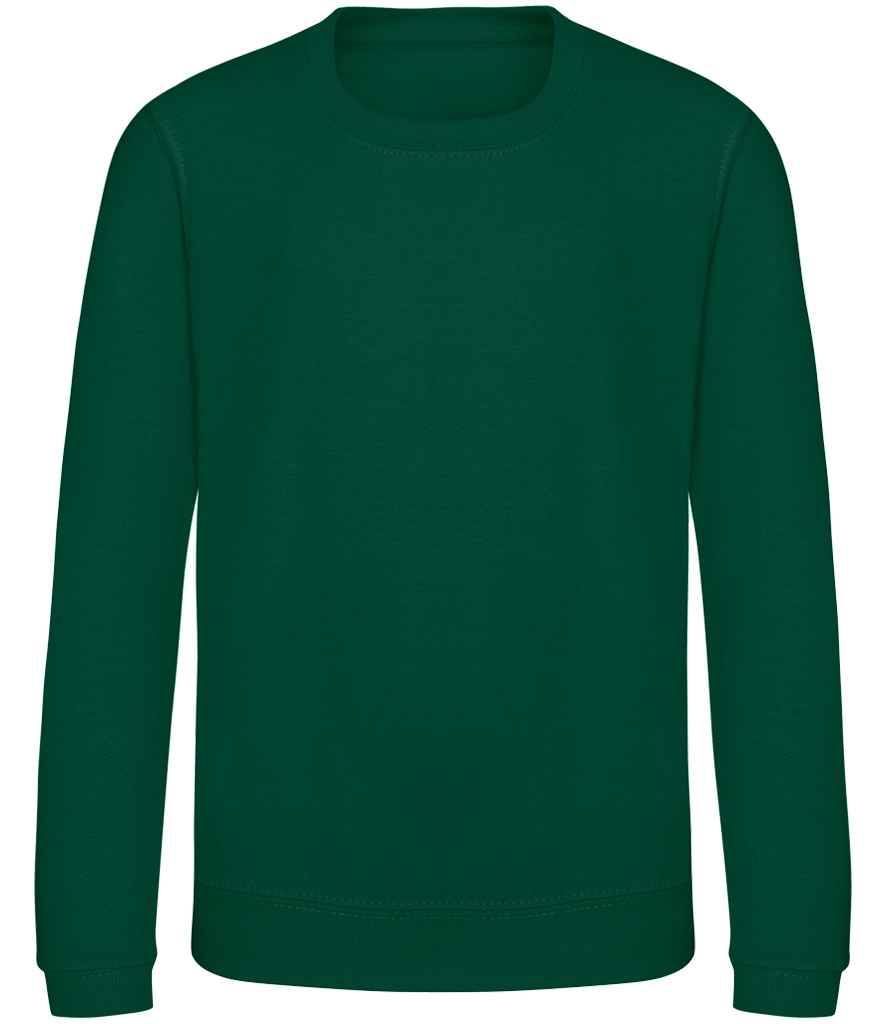 AWDis Kids Sweatshirt – Comfortable and Durable Children's Sweatshirt Rainforest Green 1213